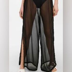 Only Onlanna Life Beach Sheer Wide Leg Pants